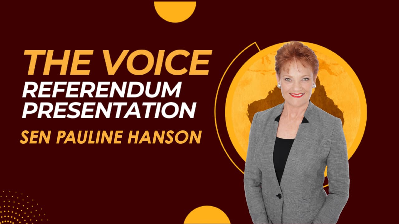 Senator Pauline Hanson